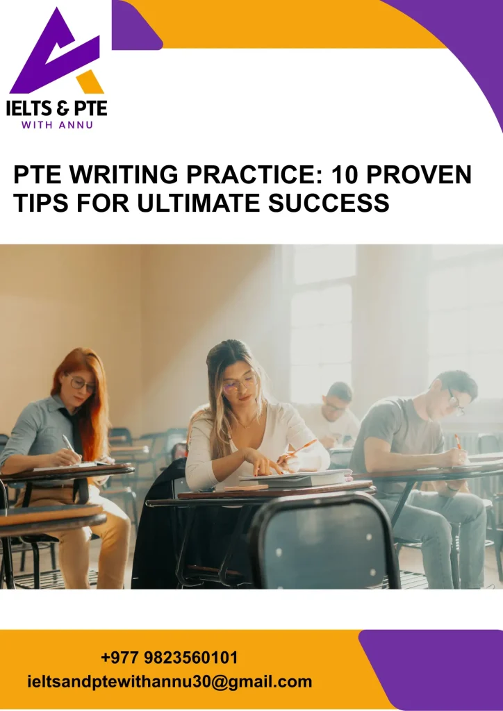 PTE Writing Practice: 10 Proven Tips for Ultimate Success